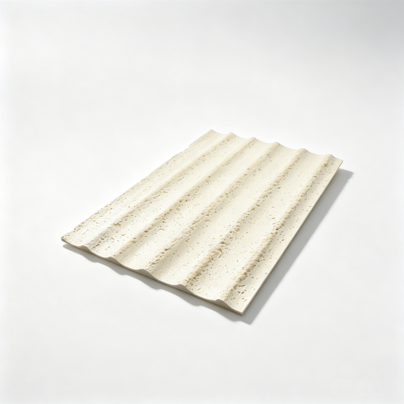 Water Ripple Soft Stone MCM Flexible Wall Panel 3D Wave Texture Eco For Curved Wall