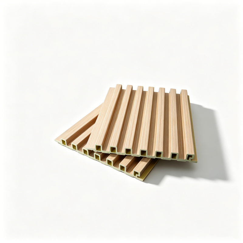 Contemporary 3D Grooved PVC Fluted Wall Panels 149x14mm Decorative Cladding Waterproof Texture for Feature Wall Design