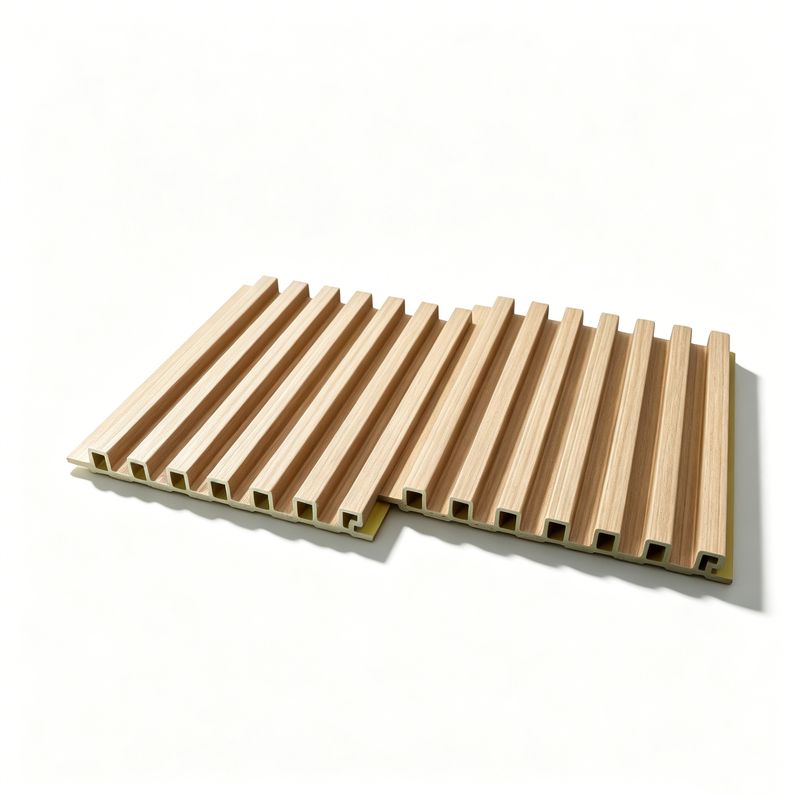 Contemporary 3D Grooved PVC Fluted Wall Panels 149x14mm Decorative Cladding Waterproof Texture for Feature Wall Design