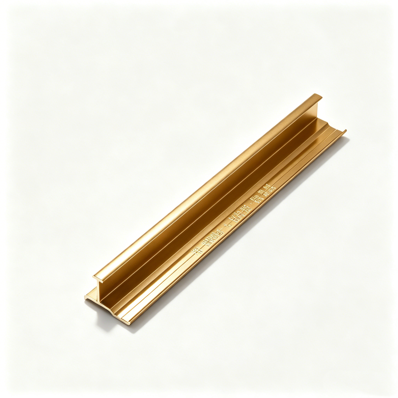 Rustproof I Beam Decorative Metal Trims Aluminium Alloy Gold Silver Wall Panel Profile Strip