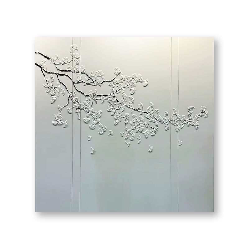 Panel de pared de acento tallado en cuero 3D Diseño moderno Decoración interior