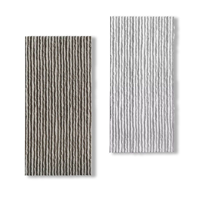 Realistic PU Stone Flowing Veneer Wall Panels Lightweight Easy DIY For Home Courtyard