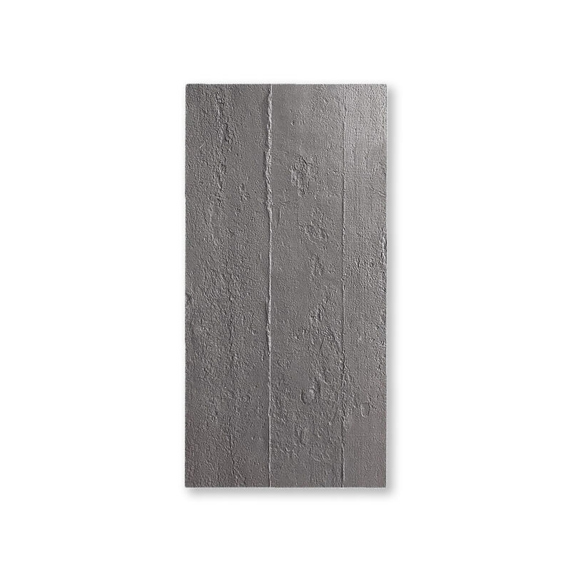 Textured PU Stone Cement Concrete Board 3D Artificial Wall Panel For Shop Exterior