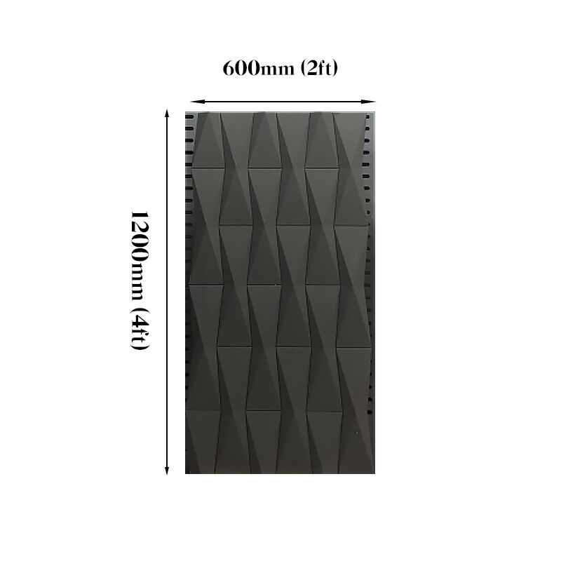 Stylish PU Decorative Wall Panel Geometrical Component Cladding Molding For Feature Wall