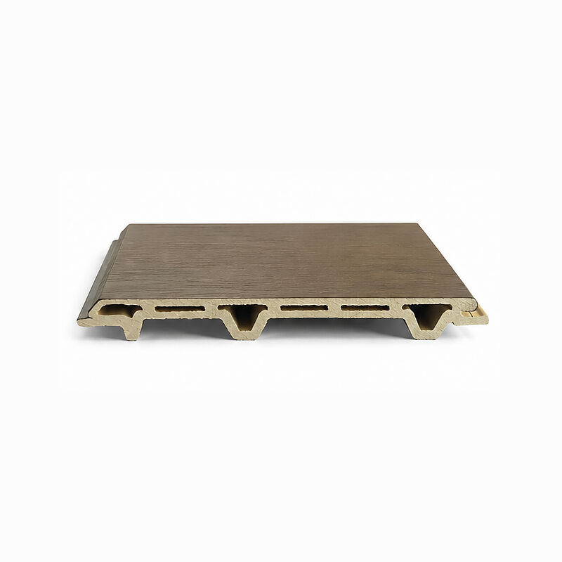 Hollow WPC Outdoor Wall Panels ASA Coextrusion Waterproof Eco-Friendly Exterior House Cladding