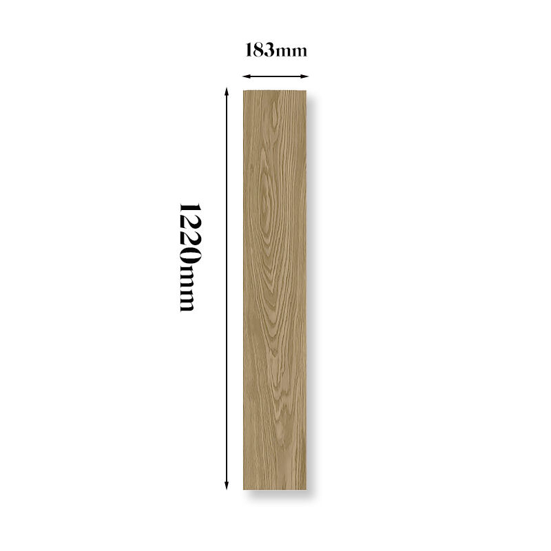High Hardness SPC Rigid Core Vinyl Flooring Moisture Proof Formaldehyde Free for Interior Decoration