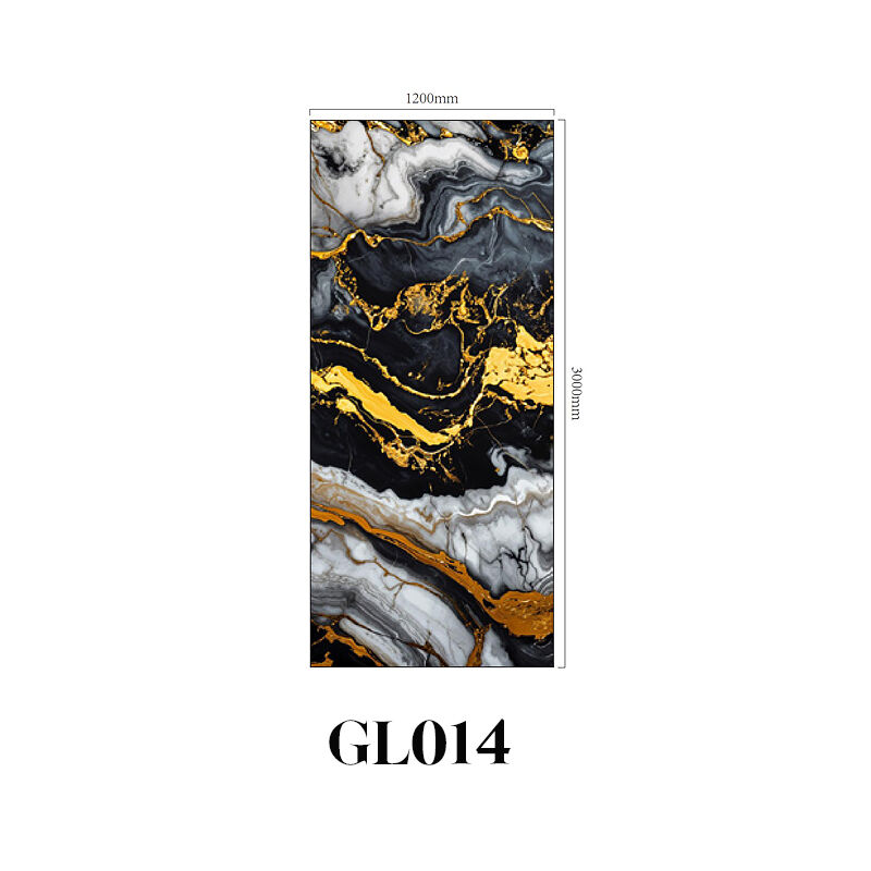 Zero Formaldehyde UV Marble Sheet Anti Mold Durable Wall Panel for Feature Walls