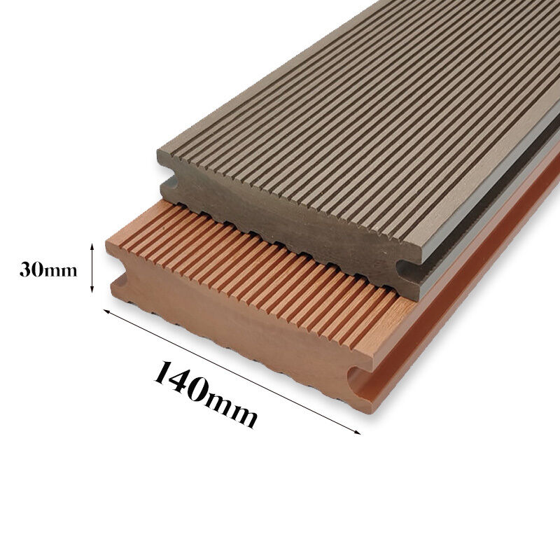 140x30mm WPC Deck Flooring Eco Friendly Waterproof Anti Fade Outdoor Patio Pool
