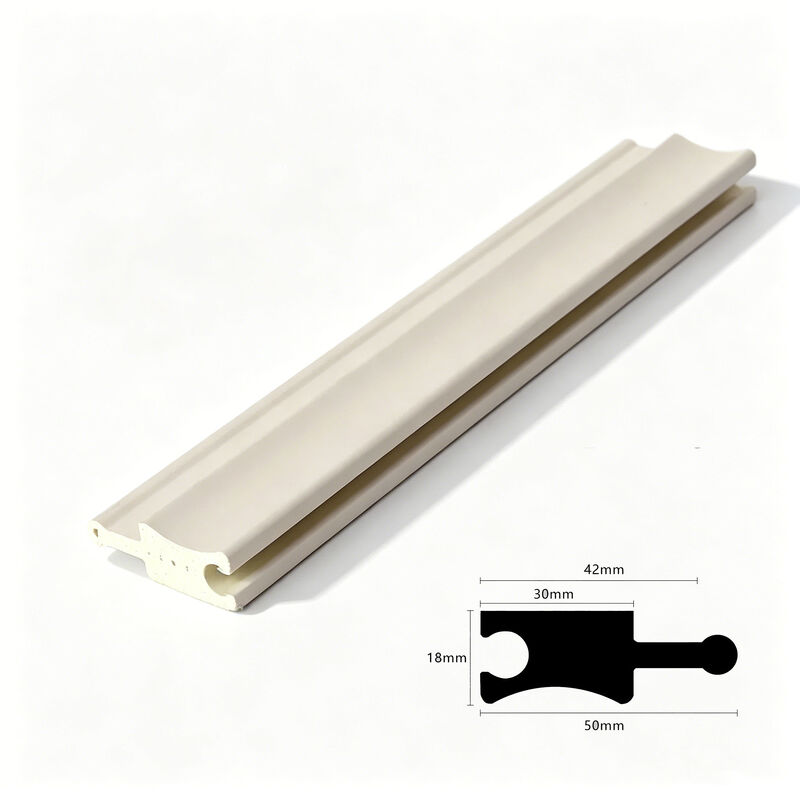 360 Degree Rotary Grille PVC Fluted Wall Panels Solid Interlocking Cladding Design for Column Wrap Applications