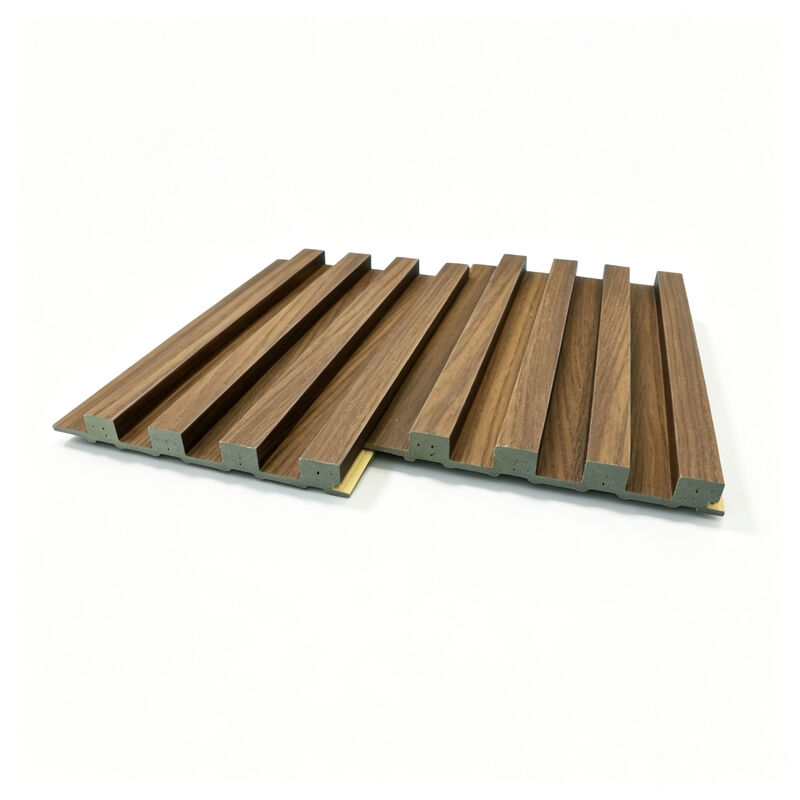 Quick Installation Solid Core PVC Fluted Wall Panels Decorative Slat Cladding Design for Interior Space Projects