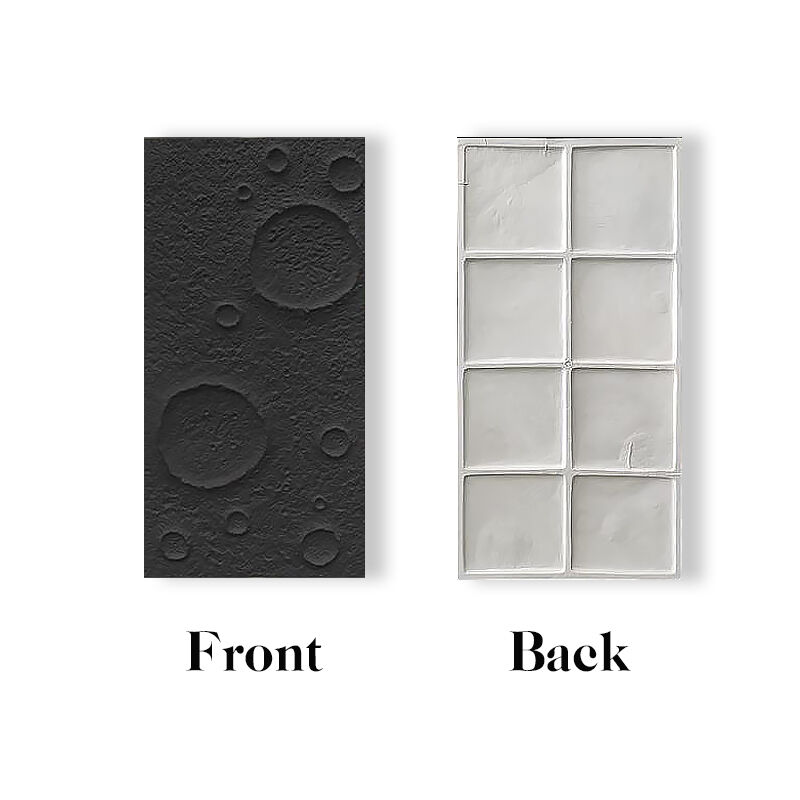 Lightweight 3D Artificial Moonscape Faux Stone PU Wall Panel Lunar Surface For Backgrounds